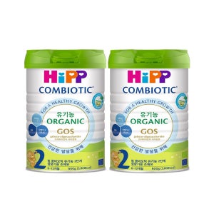 [힙(HIPP)]힙 콤비오틱 유기농 분유 2단계 800g X 2캔