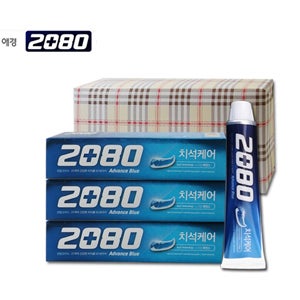 애경 2080 어드밴스 치석케어 3P