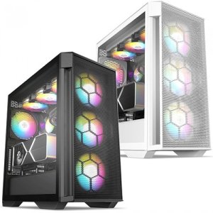 브라보텍 BRAVOTEC GUARDIAN 3100M V2 타이탄 글래스 (블랙) ATX PC케이스