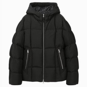 알레그리 역시즌 Tech Twill 시베리안 구스 숏푸퍼 ARJU4D606BK