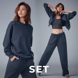 [SET] STL 리워드 프렌치 테리 맨투맨 & 리워드 프렌치 테리 팬츠