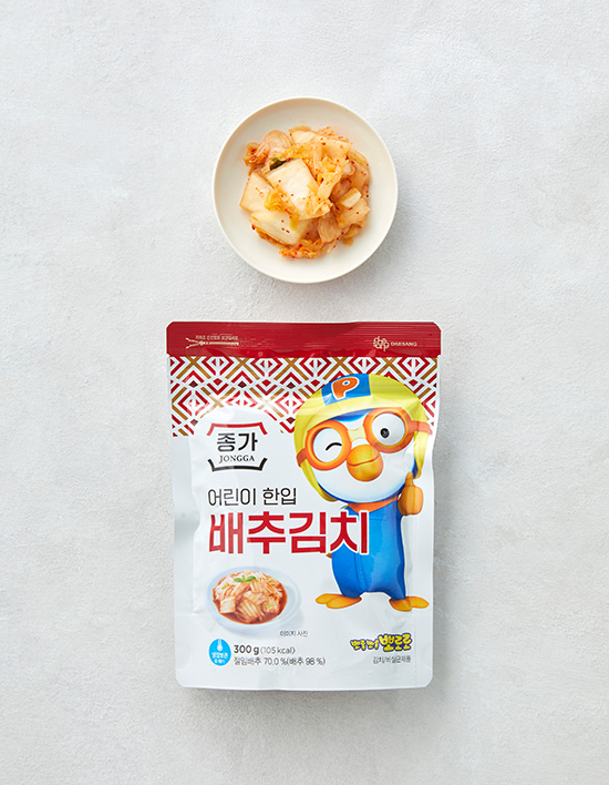 종가 어린이 한입 배추김치 제품 이미지