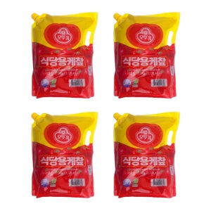 오뚜기 식당용 케찹(스파우트) 3.3kgx4개(box)
