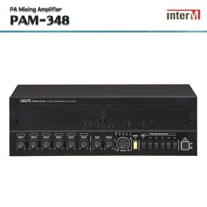 인터엠 PAM-348 /PA Mixing 앰프/480W/6CH입력 5ZONE 셀렉터