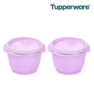타파웨어 벨뽀삐 600ml 2개 과일 반찬 보관용기 TV상품