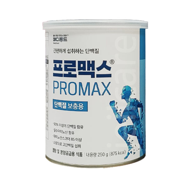 [메디푸드] 순도90%<b>이상</b> 단백질보충제 메디푸드 프로맥스 275g 캔  1개
