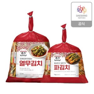 종가 종가집 열무김치 2.5kg+파김치 1kg TV상품