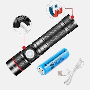 듀라맥스 줌라이트 자체충전식 T6 KL-011  고휘도 캠핑 낚시 해루질 후레쉬 손전등 랜턴