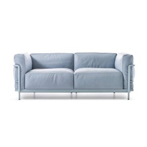 Cassina LC3 - 2인 레더 소파 8486100795737
