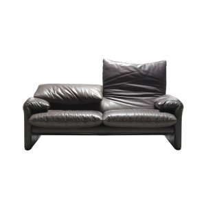 Cassina 마라룽가 40 - 2인 레더 소파 8784968384857