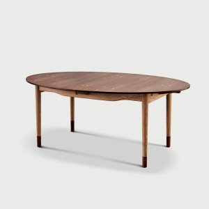 House of Finn Juhl THE SMALL SILVER TABLE (Incl. two extension leaves) 8607701336409