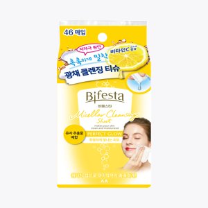 비페스타 미셀라 클렌징 티슈 퍼펙트 글로우 46매