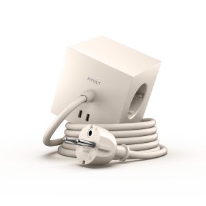 [해외] Avolt Square 1 USB C & Magnet 180cm 8895997051225 | Variant: Beige