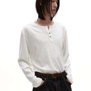 [엘무드] 헨리 LD 리브드 롱슬리브 티셔츠 ( 3 COLOR ) L5AT0002