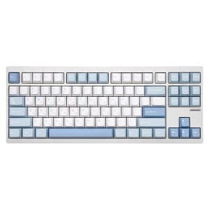 MCHOSE 유무선 텐키리스 알루미늄 키보드  브론즈 화이트 블루  미스트블루 GX87