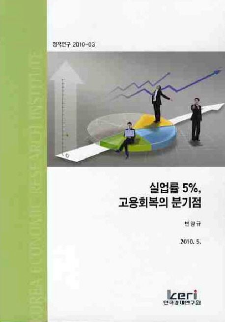 실업률 5% 고용회복의 분기점