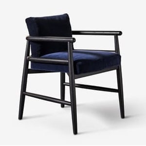 Meridiani TERESINA - Upholstered fabric chair with armrests 8488689664345