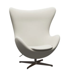 Fritz Hansen Egg(tm) - 3316 chair (Star Base - Powder Coated Aluminium / Brown Bronze / Base Type : 