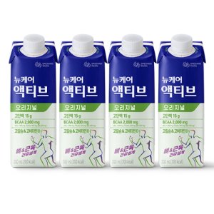 [본사공식몰] 뉴케어 액티브 오리지널 200ml (96팩) 대상웰라이프 시니어 액상 단백질 음료 부모님 선물 노인 하이 프로틴