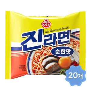 오뚜기 오뚜기 진라면 순한맛 120g 20개 1박스