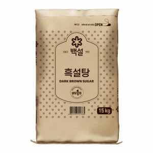 [대용량]백설 흑설탕 15kg