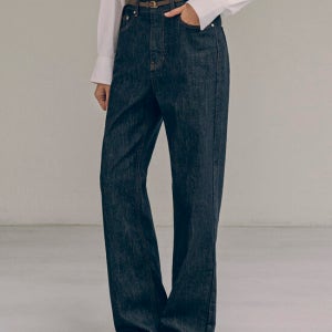 시야쥬  Sijn6082 기모 논페이드 슬로우 데님_Dark Blue