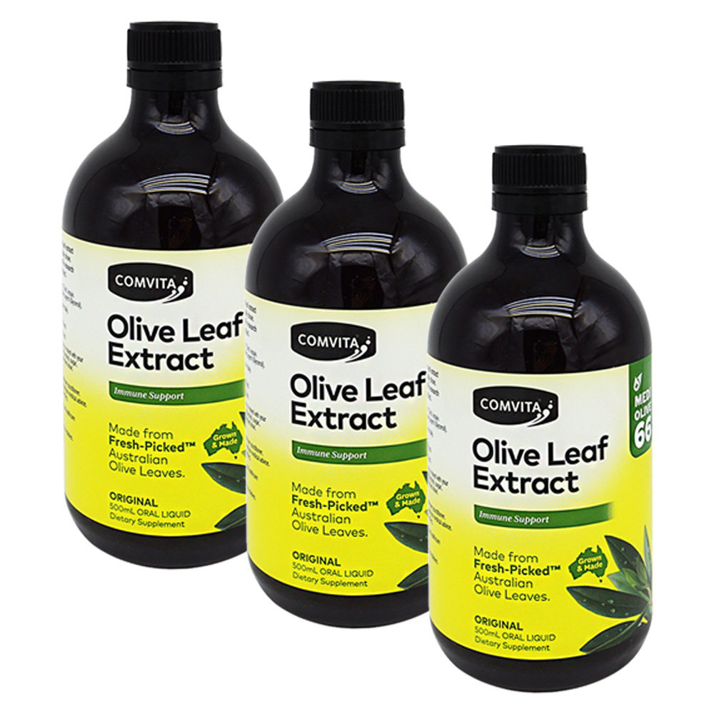 <b>올리브잎 추출물</b> 올리브잎 추출액 액상 콤비타 익스트랙트 오리지널 500ml 3통