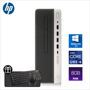 HP 프로데스크 600 G3 SFF 코어 i5 중고컴퓨터 정품 윈도우 설치 사무용 슬림 PC 데스크탑 본체