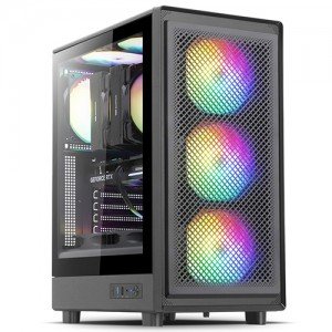 darkFlash DRX50 MESH RGB 강화유리 (블랙)