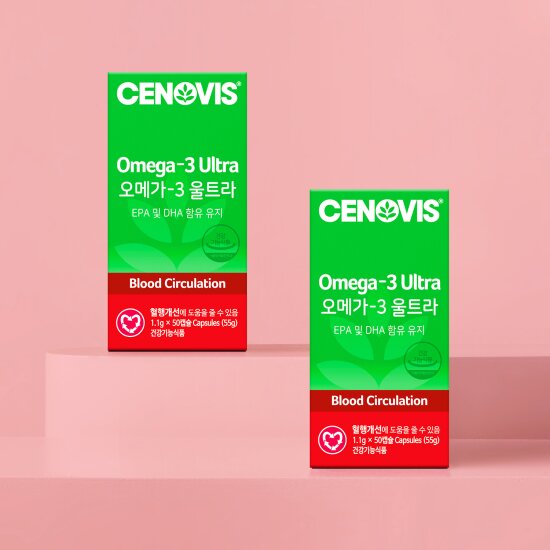 [<b>비타민뱅크</b>][세노비스] <b>오메가3</b> 울트라 / 50캡슐 x2팩