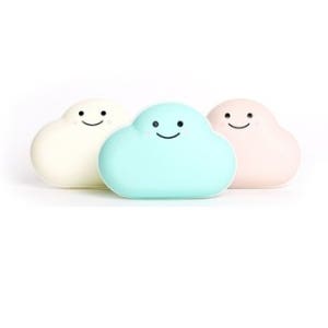 위플 스마일 구름 충전식 USB 손난로 아이보리