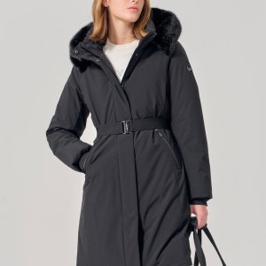 DKNY DKNY 여성 인퀼팅 덕다운 자켓 (블랙)