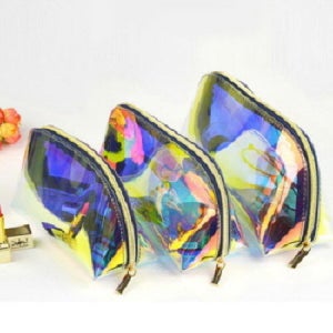 세면도구파우치 에코라이프 다채색 투명 카멜레온 다용도 파우치소 CA272