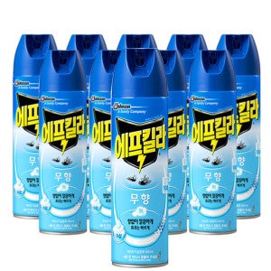 SC존슨 에프킬라 무향 500ml x 10개 모기약 살충제 파리약