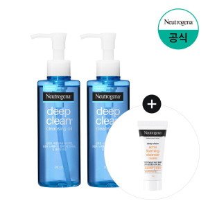 뉴트로지나 뉴트로지나 딥클린 클렌징 오일 200ml x2+(증)아크네폼 10g