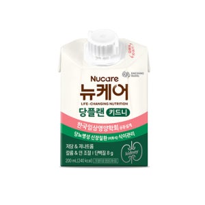 [본사공식몰] 뉴케어 당플랜 키드니 200ml (24팩) 대상웰라이프 당뇨식 시니어 간식 신장 영양식 건강식 비투석