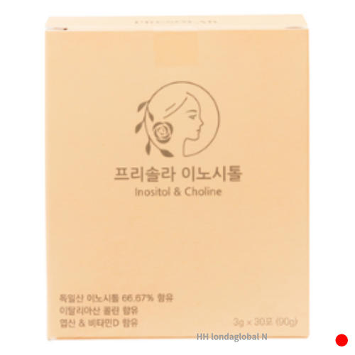 <b>프리솔라</b> 이노시톨 콜린 엽산 비타민D <b>임신</b> 준비 30포