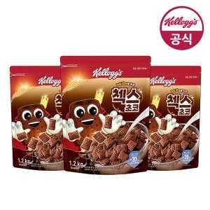 켈로그 켈로그 대용량 첵스초코 1200g x3개