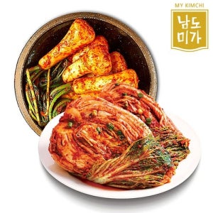 [아이홈푸드][남도미가]감칠맛나는 전라도 포기김치5kg + 총각김치 2kg