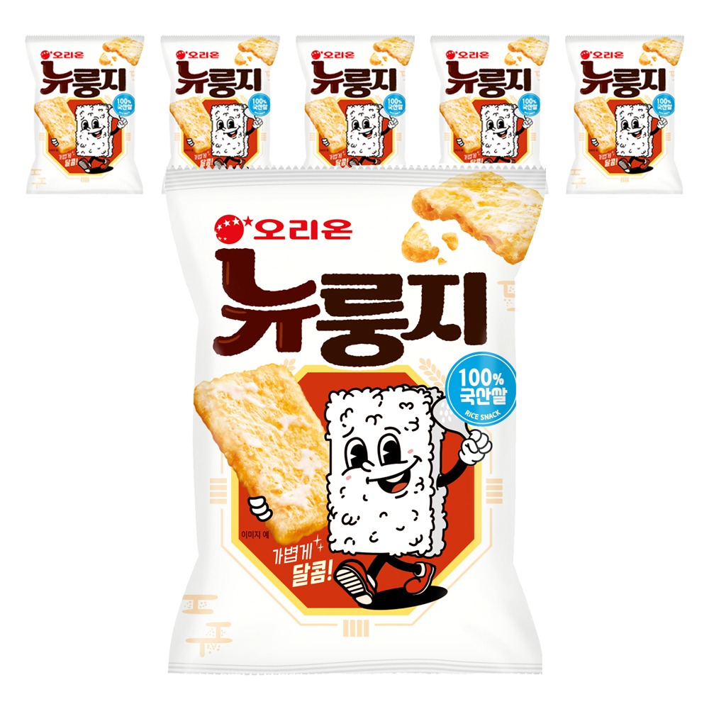 오리온 뉴룽지, 75g, 6개 (6,660원) (무료)