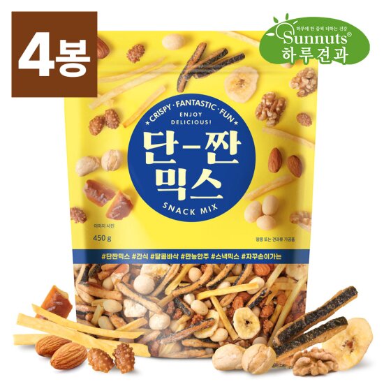 하루견과 견과스낵믹스 단짠믹스넛 450