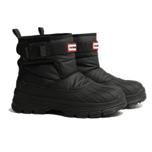 헌터 [UNISEX] 인트레피드 버클 숏 스노우부츠 - 블랙 WFS2000NYRBLK