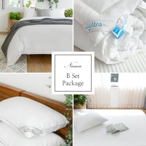 명품호텔콜렉션 호텔침구세트 풀 패키지 B SET [이불/베개 커버 + 이불 솜/베개 솜 + 매트리스 커버][구스이불솜/00수 손누빔 호텔침대패드/매트리스커버/마이크로화이버베개솜2개