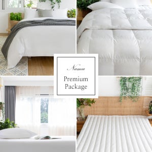 명품호텔콜렉션 호텔침구세트 풀 패키지 P SET [이불/베개 커버 + 이불 솜/베개 솜 + 매트리스 커버 + 단면 패드][구스이불솜/100수 손누빔 호텔침대패드/매트리스커버/마이크
