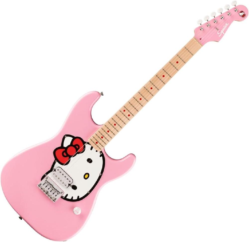 FENDER 펜더 한정판 헬로 키티 스트라토캐스터 일렉
