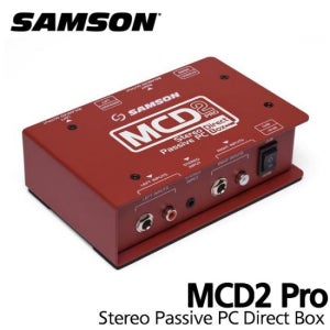 Samson 다이렉트박스 MCD2 Pro Stereo Passive PC Direct Box (MCD2PRO)