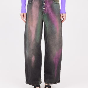 BLACK AURORA PANTS 5 POCKETS  MM6 블랙 오로라 팬츠 5 포켓