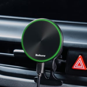 불스원 맥세이프 무선충전거치대 통풍구형