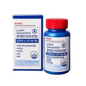 [10%적립] GNC 루테인지아잔틴 30g (500mg x 60캡슐)