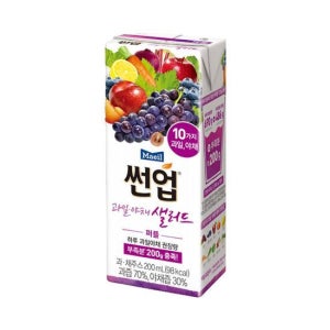 매일유업 썬업 과일야채샐러드 퍼플 200ml